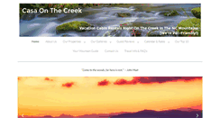 Desktop Screenshot of casaonthecreek.com